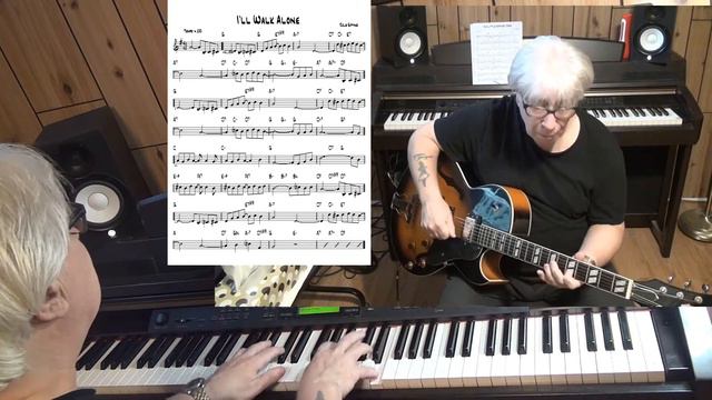 I'll Walk Alone - Jazz guitar & piano cover ( Jule Styne ) смотреть онлайн