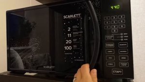 Кратенький обзор моей микроволновки Scarlett.