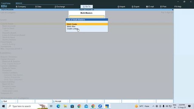 How to create Balance Sheet in Tally Prime | GIT Education смотреть онлайн