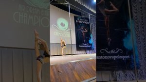Выступление на соревнованиях по пилону (пол-денс) 2020 / дети на пилоне