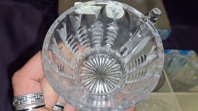 Bohemian Glass Hand Made, Чехия стеклянные кружки. смотреть онлайн