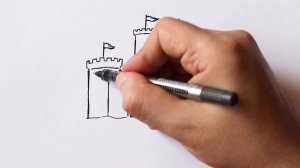 Как нарисовать Замок