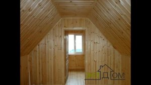 Дом из бруса с верандой 6*6