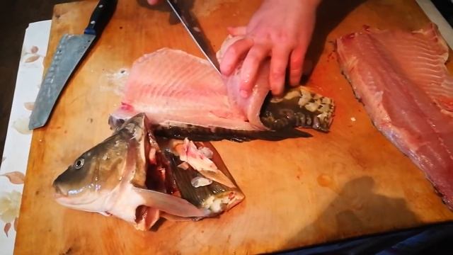 Разделка рыбы. Филирование рыбы. Жареная рыба смотреть онлайн