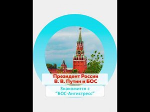 В. В. Путин знакомится с технологией "БОС-Антистресс"