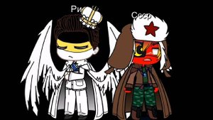 Мем "У России 3 пути" в гаче countryhumans