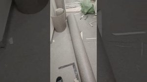 укладка Линолеума профи с заводом на стену.