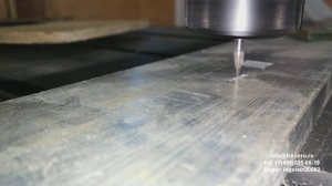 97 Фрезерная обработка алюминия ДТ16 на фрезерно  гравировальном станке 9060 без охлаждения