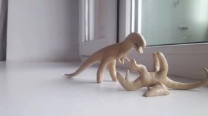 Битвы доисторических монстров#2/тиранозавр против ютараптор