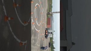 Схема (маршрут вид с эстакады) движения по площадке.