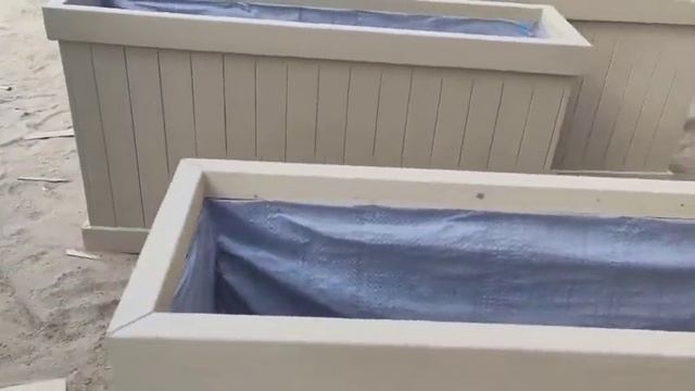 деревянное кашпо из дерева на заказ