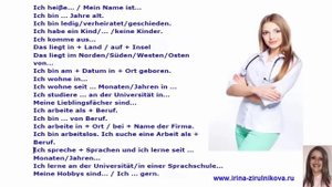 УРОК 9. РАССКАЗ О СЕБЕ. ПОДГОТОВКА К СДАЧЕ ЭКЗАМЕНА START DEUTSCH A1 #немецкий_язык #немецкий