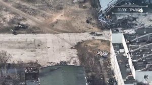 Гостомель. Аэродром. Киевская область. С беспилотника.