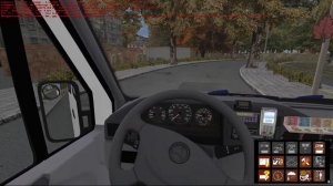 OMSI 2. Mercedes-Benz Sprinter 412D. Любятово. Маршрут 1
