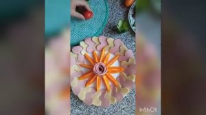 Нарезка колбасы и сыра