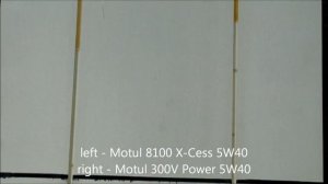 Motul 8100 X-cess 5W40 vs Motul 300V Power 5W40 test