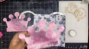 "Oh so cute and adorable crowns" Tutorial / Мастер-класс /  Скрапбукинг / #dies_Fantasy