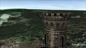 Kickelhahn tower on Google Earth