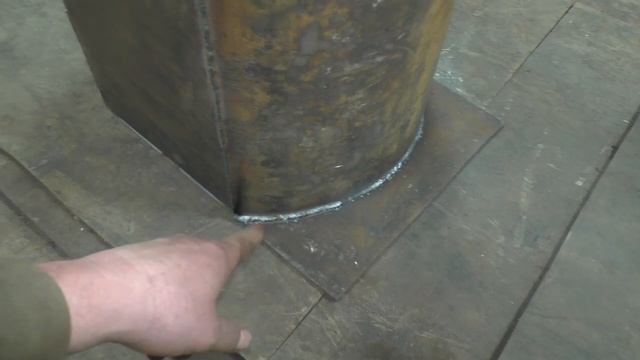 Банная печь ! Из 530-ой трубы , своими руками ! смотреть онлайн