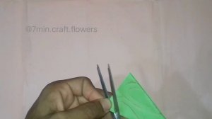 Easy Paper Snowflake / How to make  Snowflake out of Paper @7min.craft.flowers