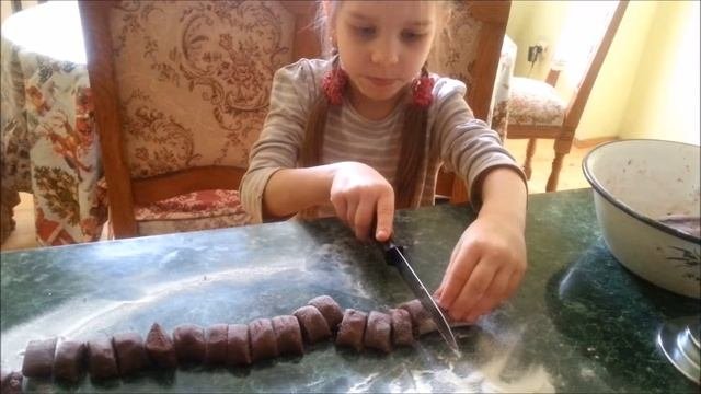 Вкусные шоколадные печеньки от Сашки -Сашка и Компания