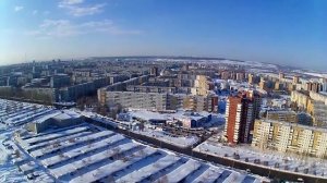 Кемерово Ул.Марковцева февраль 2017 hubsan h501s