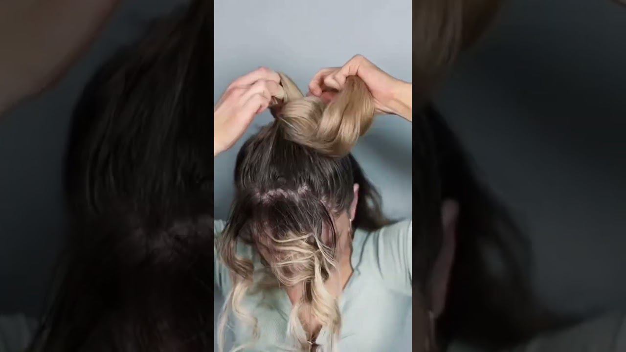 Wow  #hairhacks #shorts #hairstyletutorial #лайфхакидлядевушек #объемволос