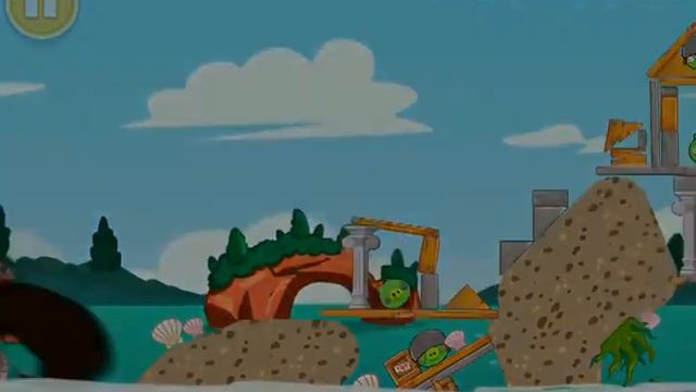 Angry Birds Seasons - 1-12 - Piglantis - Mighty Eagle - 100% - Total Destruction смотреть онлайн