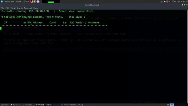 #1 : FINDING IP ADDRESS AND SCANNING FOR OPEN AND CLOSED PORTS IN LINUX | METASPLOITABLE 2 | CTF