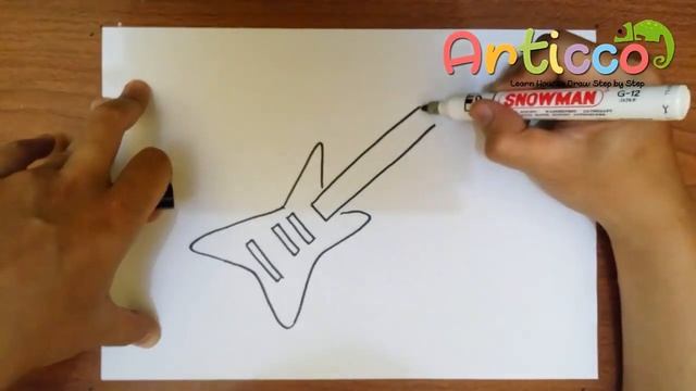 How to Draw An Electric Guitar смотреть онлайн