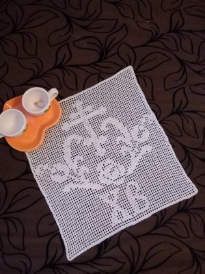 Пасхальная салфетка .  4 часть.