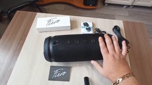 Обзор портативной блютуз колонки Fiero Vortex L IPX6 FR400 (обзор№3)