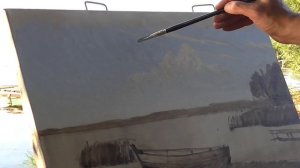 Ограниченная палитра. Тон в живописи. Художник Артем Пучков, пленэр в Переславле