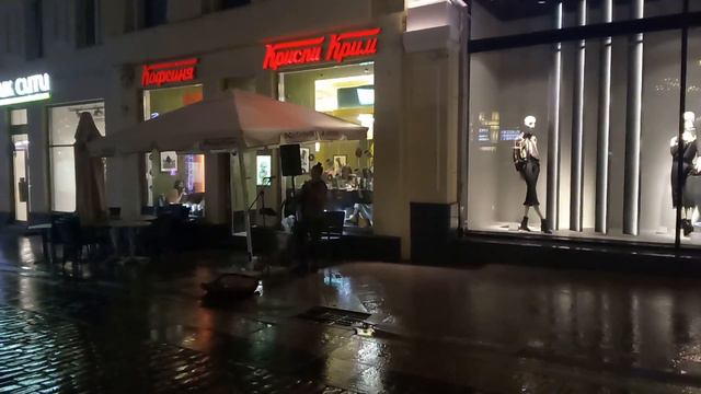 Скрипка ,дождливая Москва и дорогие люди смотреть онлайн