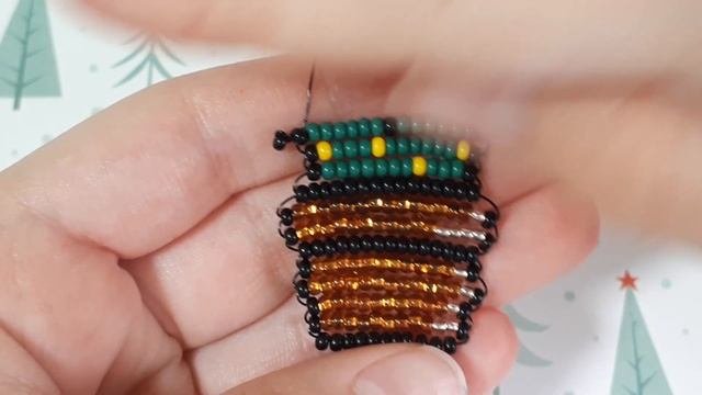 Кактус из бисера