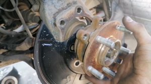 Nissan Teana" Замена Ступичного Подшипника..