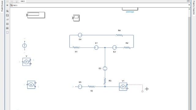 matlab simulink 2021 построение схемы, найти параметры на примере своего расчётного задания по ТОЭ. смотреть онлайн