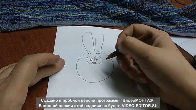 поэтапное рисование кроша смотреть онлайн