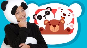 СБОРНИК из 6 песенТРИ МЕДВЕДЯ -Three bear song- развивающие, веселые детские песни про животных