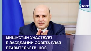 Мишустин участвует в заседании Совета глав правительств ШОС