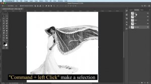 How To Remove Background From Wedding Dress(Veil) in Photoshop?