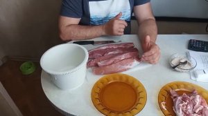 Рецепт сыровяленного мяса , засолка вырезки