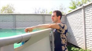 ОБЛОМ с ХЛОРОГЕНЕРАТОРОМ БЫСТРАЯ ОЧИСТКА ГРЯЗНОЙ ВОДЫ после ЗИМЫ в бассейне INTEX (ПРОДОЛЖЕНИЕ)