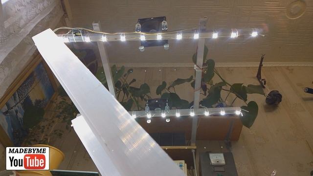 Самодельное светодиодное освещение рабочего стола. смотреть онлайн