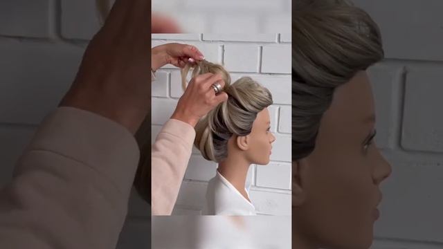 Wedding updo hairstyle tutorial for long hair