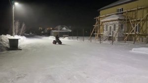 Изготовление бешеной табуретки (жопавоз) на гусеницах Крутец.  Получилась Ракета. Часть 4