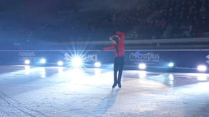 Ilia Malinin performs his 2024 Short Program, "Malagueña", at Ghiaccio Spettacolo in Torino, Italy.