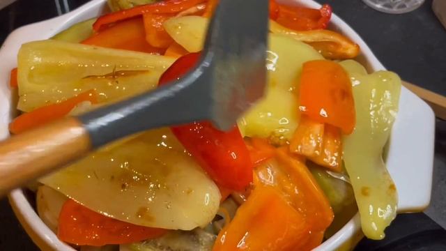 РАГУ овощное с курицей В ДУХОВКЕ . Мой самый любимый рецепт .