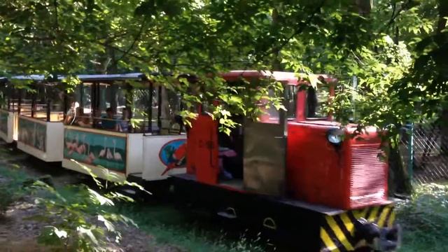 Детская железная дорога в г. Дебрецен, Венгрия смотреть онлайн